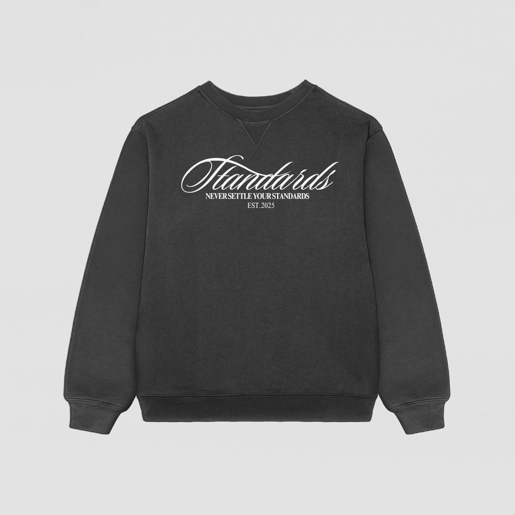 Never settle your STANDARDS