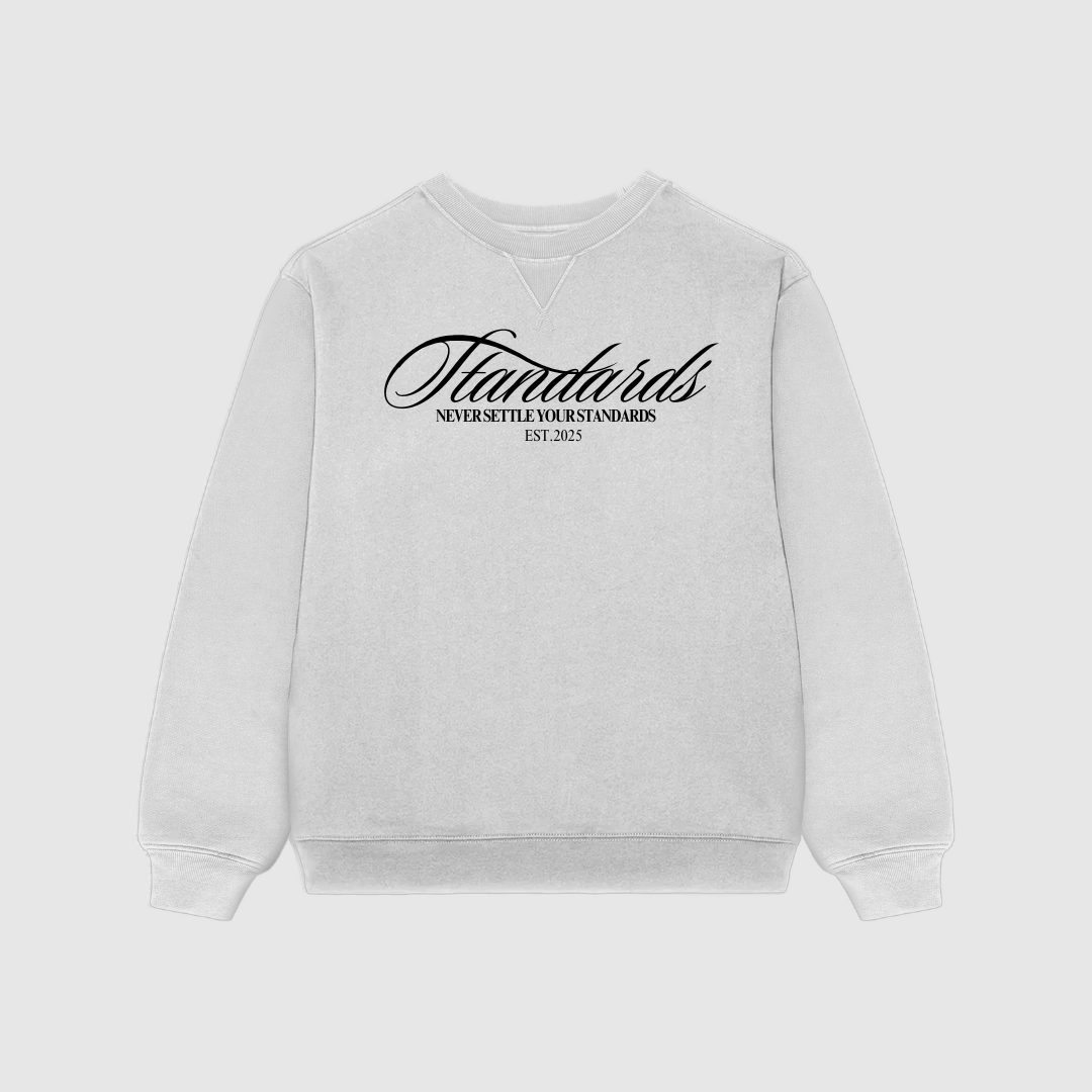 Never settle your STANDARDS