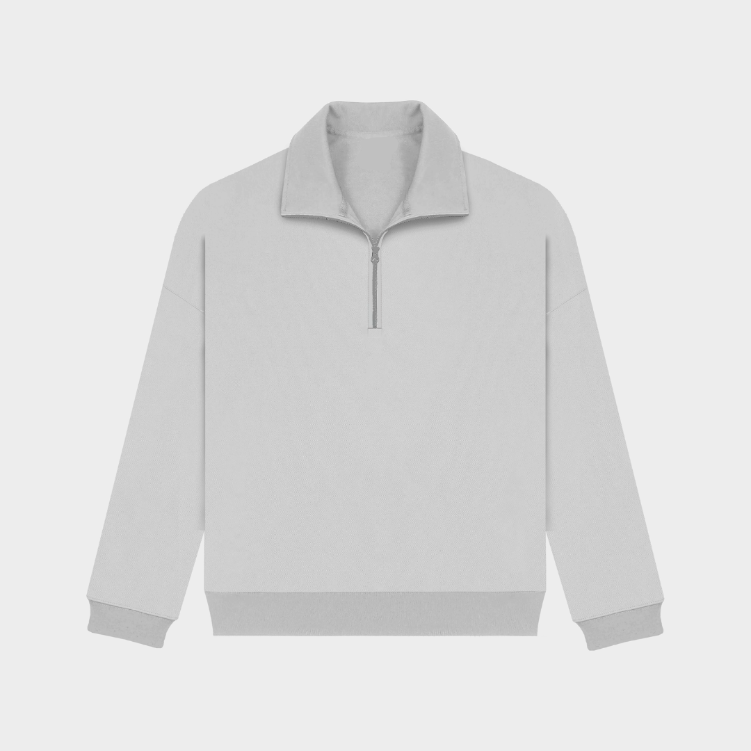 Blank Quarter Zip-Jacket
